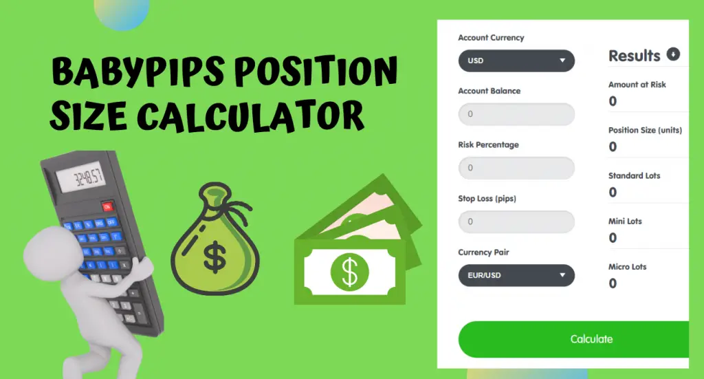 Babypips position size calculator